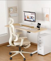 Ergonomische Bureaustoel - Office Chair - Gamestoel - Volwassenen - Wit - BS5W Pro - FLEXISPOT