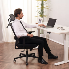 Ergonomische Bureaustoel - Office Chair - Gamestoel - Volwassenen - Zwart - YZ03 - FLEXISPOT