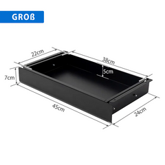 Bureaulade - Lade onder het bureau - 38x22x5 cm - Wit - S07LW - FLEXISPOT