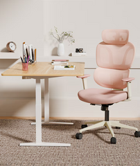 Ergonomische Bureaustoel - Office Chair - Gamestoel - Volwassenen - Roze - BS5P - FLEXISPOT