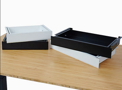 Bureaulade - Lade onder het bureau - 38x22x5 cm - Wit - S07LW - FLEXISPOT