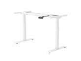 Zit sta bureau - Elektrisch - Verstelbaar - Bureauframe - Wit - E8W - FLEXISPOT