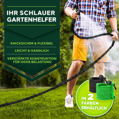 TRESKO® Flexibele tuinslang, waterslang, flexibele uitschuifbare slang, 30 m