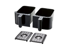 SILVERCREST® Heteluchtfriteuse met twee zones »SHLFD 2600 B1«