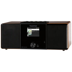 Telestar DIRA S 32i - CD Radio/CD speler - DAB+ FM Internetradio Bluetooth USB - Bruin/Zwart