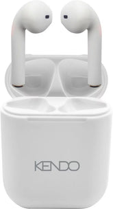 Oortjes draadloos - Bluetooth - USB C - Wit - Kendo •