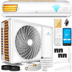 Split Unit Airco - Airconditioning - Warm & Koud - 12000 BTU - Wit - AERSON®
