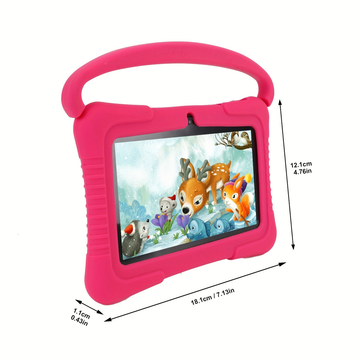 Kindertablet - Vanaf 3 jaar - Kinder tablet - 7 inch - Blauw - Veidoo