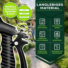 TRESKO® Flexibele tuinslang, waterslang, flexibele uitschuifbare slang, 30 m