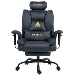 Ergonomische Bureaustoel -  Office Chair - Gamestoel - Volwassenen - Grijs - SYMINO