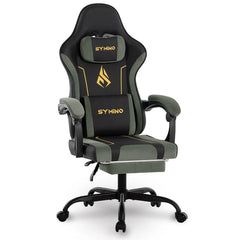 Ergonomische Bureaustoel -  Office Chair - Gamestoel - Volwassenen - Zwart/Groen - SYMINO