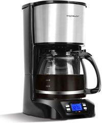 Aigostar Koffiezetapparaat - Koffiemachine - Zwart/RVS •