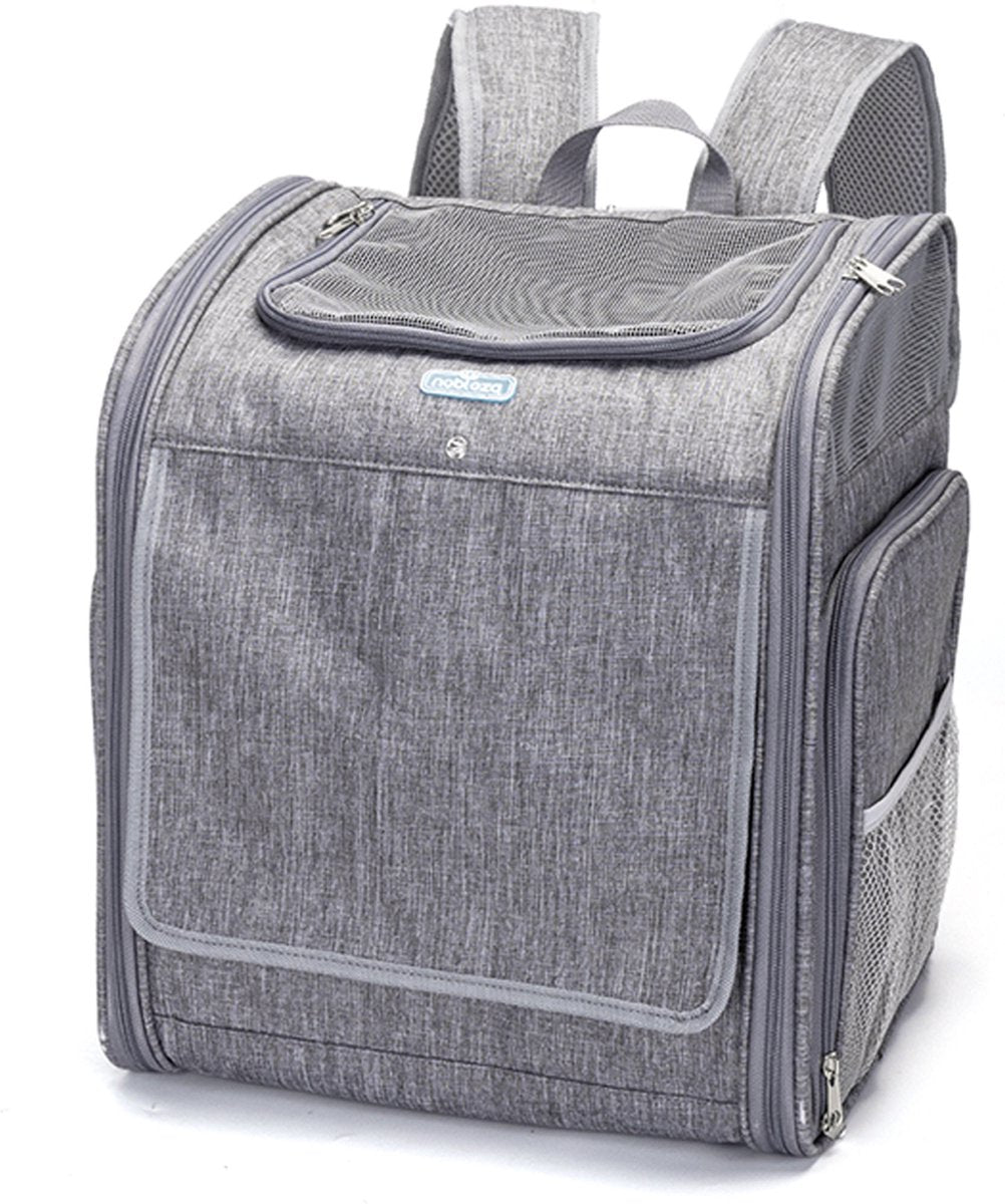 Hondenrugzak – Draagtas Hond – Reismand Kat – 33.5x27x39 cm – Nobleza