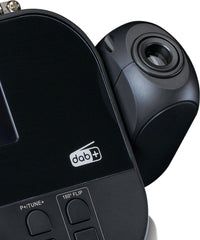 Wekkerradio met DAB - Digitale wekker - Alarmklok - Zwart - Lenco - CR-615BK •