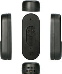 Deurbel draadloos - Met camera - Draadloze deurbel - Zwart - Alecto •