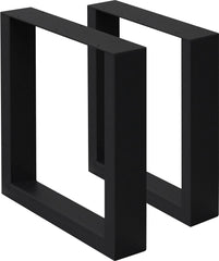 Tafelpoten salontafel - Metaal - 40x43 cm - Zwart - ECD Germany