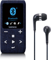 Lenco Xemio-861BU - MP3-speler met Bluetooth® en 8 GB micro SD - Blauw