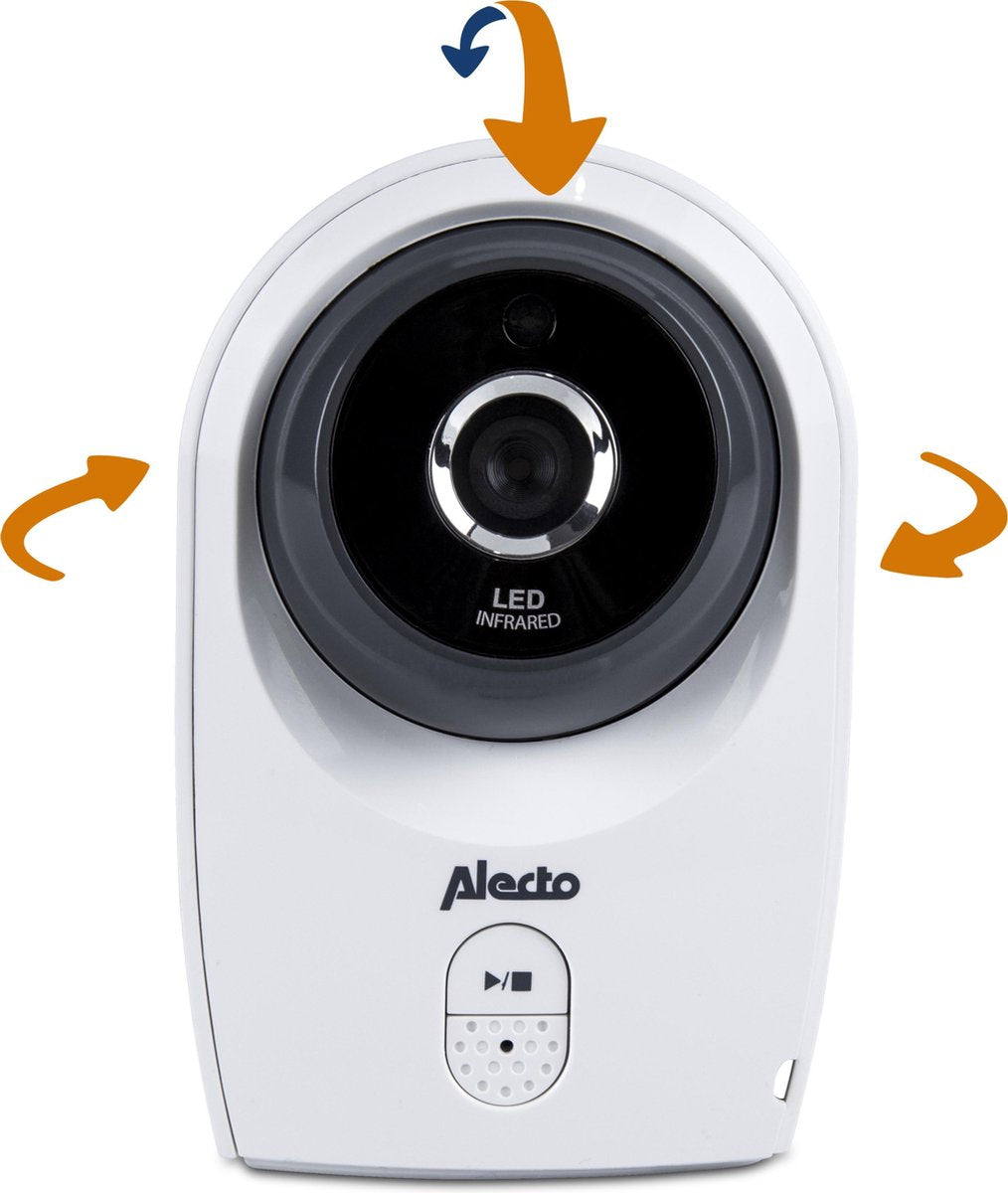 Alecto DVM-143 - Babyfoon met camera - Temperatuurweergave - Wit