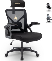 Ergonomische Bureaustoel -  Office Chair - Gamestoel - Volwassenen - Zwart - SYMINO