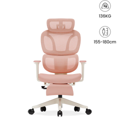 Ergonomische Bureaustoel -  Office Chair - Gamestoel - Volwassenen - Roze - BS5P-F2 - FLEXISPOT
