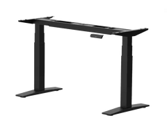 Zit sta bureau - Elektrisch - Verstelbaar - Bureauframe - Zwart - E9B - FLEXISPOT