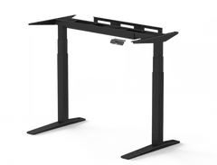 Zit sta bureau - Elektrisch - Verstelbaar - Bureauframe - Zwart - E7B-PRO - FLEXISPOT