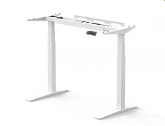 Zit sta bureau - Elektrisch - Verstelbaar - Bureauframe - Wit - E7W-PRO - FLEXISPOT