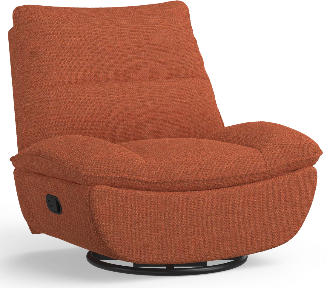 Fauteuil - Relaxfauteuil - Relaxstoel - Schommelstoel - Oranje/Bruin - XC6-OB - FLEXISPOT