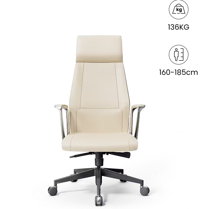 FLEXISPOT Lederen directiestoel (LC7)
