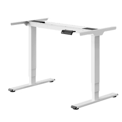 Zit sta bureau - Elektrisch - Verstelbaar - Bureauframe - Wit - E5W - FLEXISPOT