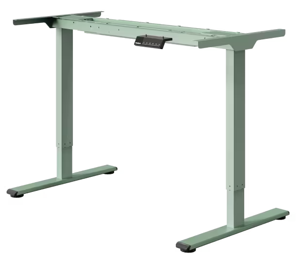 Zit sta bureau - Elektrisch - Verstelbaar - Bureauframe - Mintgroen - E1-PRO - FLEXISPOT