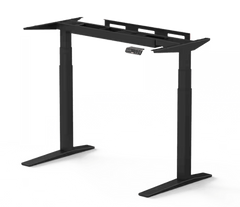 Zit sta bureau - Elektrisch - Verstelbaar - Bureauframe - Zwart - E7B-PRO - FLEXISPOT