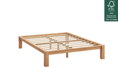 FLEXISPOT Massief houten bed met Japanse steekverbinding (Kana)