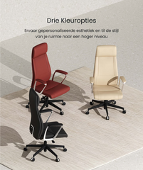 FLEXISPOT Lederen directiestoel (LC7)