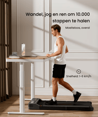Loopband - Walking pad - Wandelband - 1-6 km/u - Zwart - WP01B - FLEXISPOT •