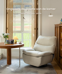 Fauteuil - Relaxfauteuil - Relaxstoel - Schommelstoel - Beige - XC6-BG - FLEXISPOT