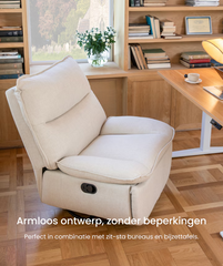 Fauteuil - Relaxfauteuil - Relaxstoel - Schommelstoel - Oranje/Bruin - XC6-OB - FLEXISPOT