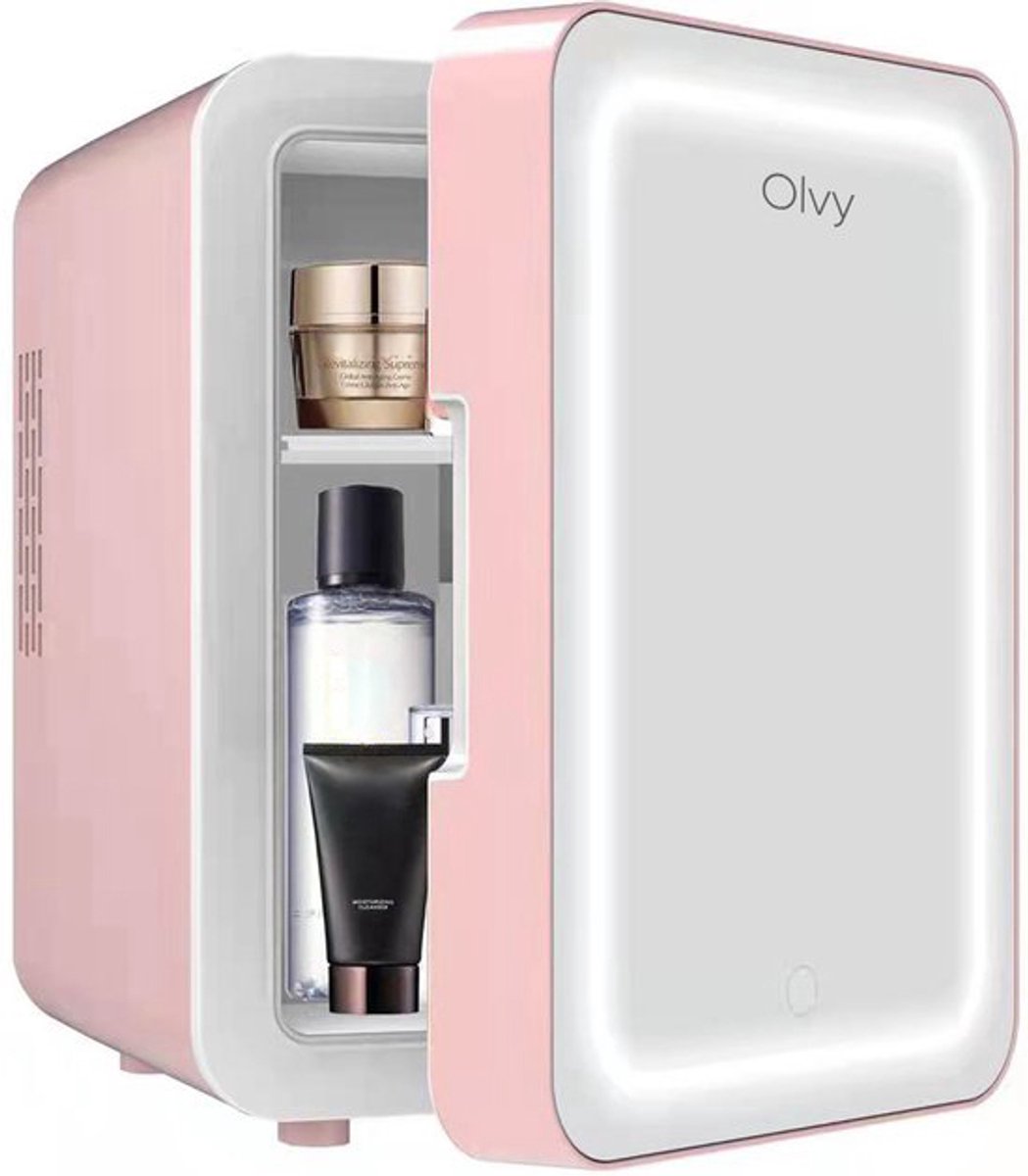 Mini koelkast - Skincare Fridge - Frigobox - 4 Liter - Roze - Olvy