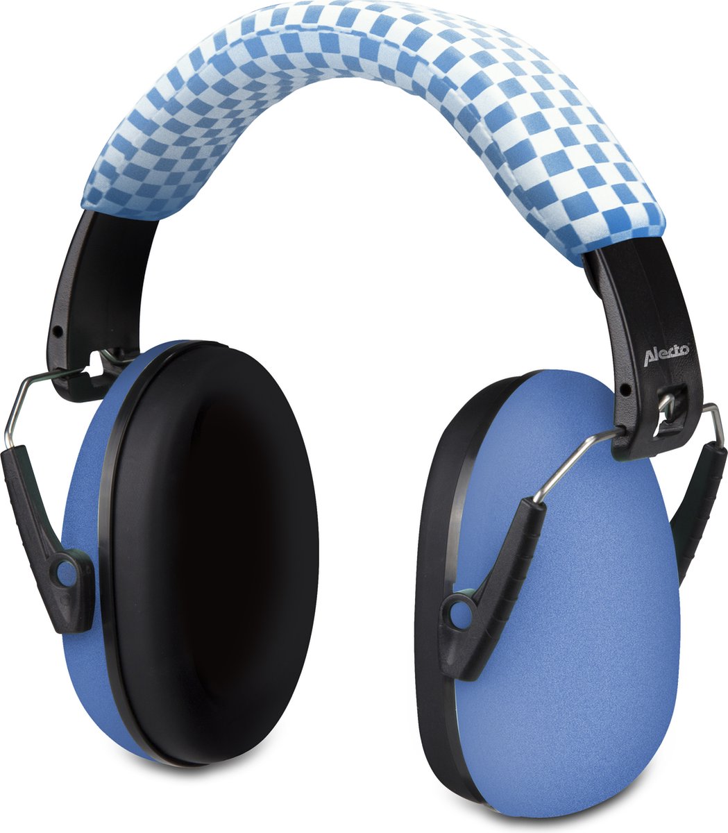Alecto Gehoorbescherming Kinderen - Dempt harde geluiden - Verhoogd concentratie - BV-71 Oorkappen - Blauw