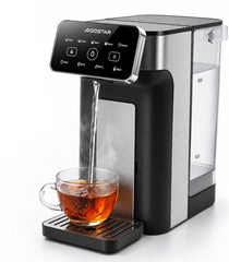 Aigostar Heetwaterdispenser - Inhoud 3 liter - Instant Waterkoker - 45°C tot 100°C - Touch Display - BPA vrij - Heetwatertap - 2600 watt - Zwart/RVS