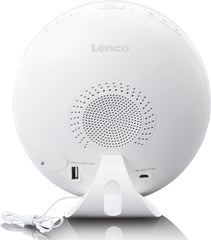 Wekkerradio - Digitale wekker - Alarmklok - Wit - Lenco - CRW-110WH •