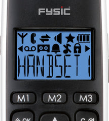 Huistelefoon senioren - Senioren telefoon - Vaste lijn - Zwart - Fysic FX-6000 •