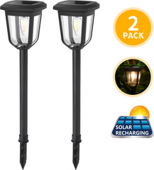 Aigostar LED Tuinverlichting  - Buitenverlichting - 2 stuks - Zwart