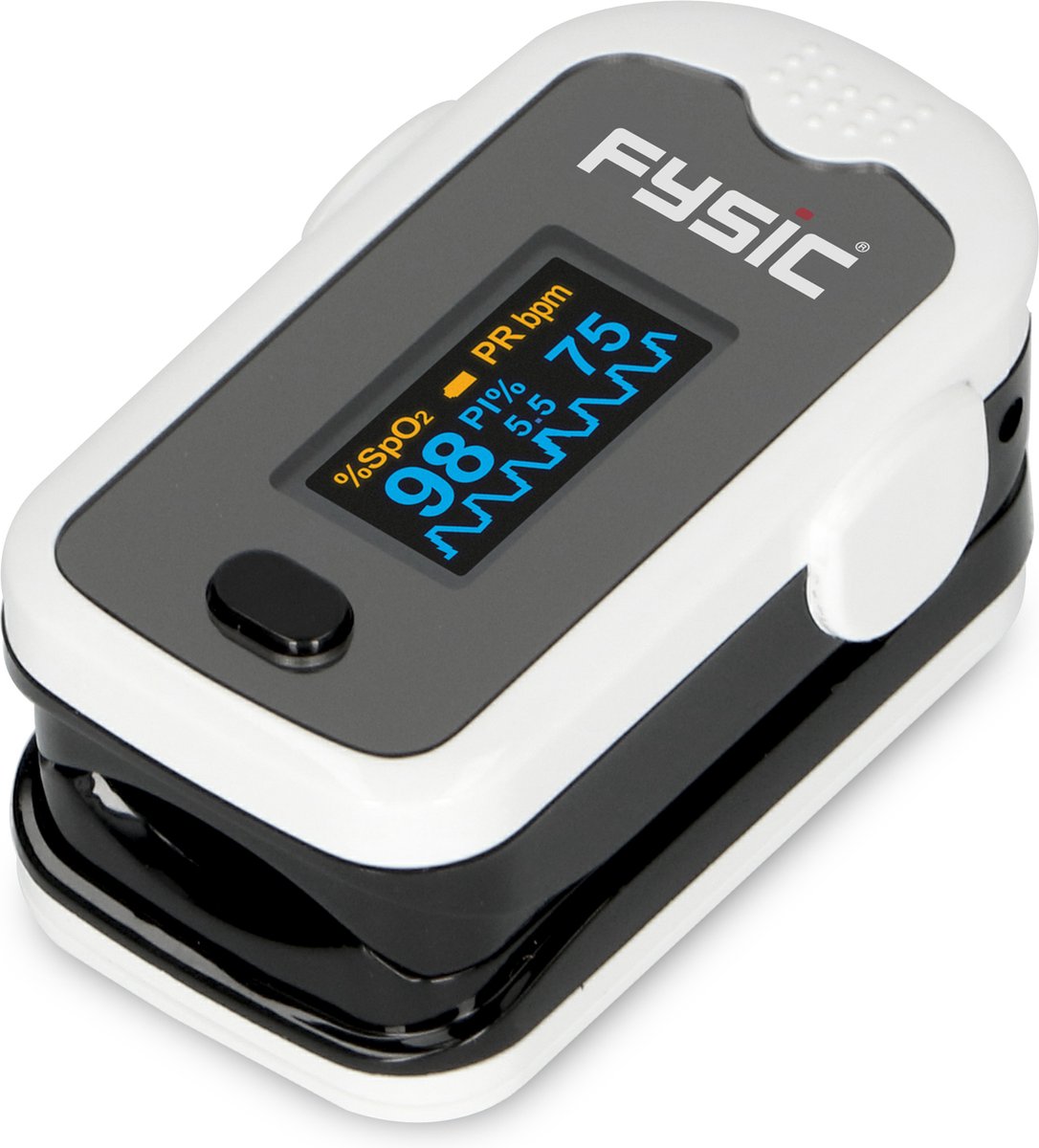 Fysic Saturatiemeter - Zuurstofmeter Vinger - Zwart