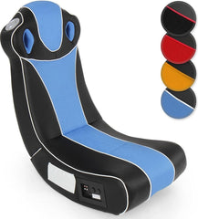 Vloerstoel - Fauteuil - Relaxstoel - Loungestoel - Blauw - Miadomodo