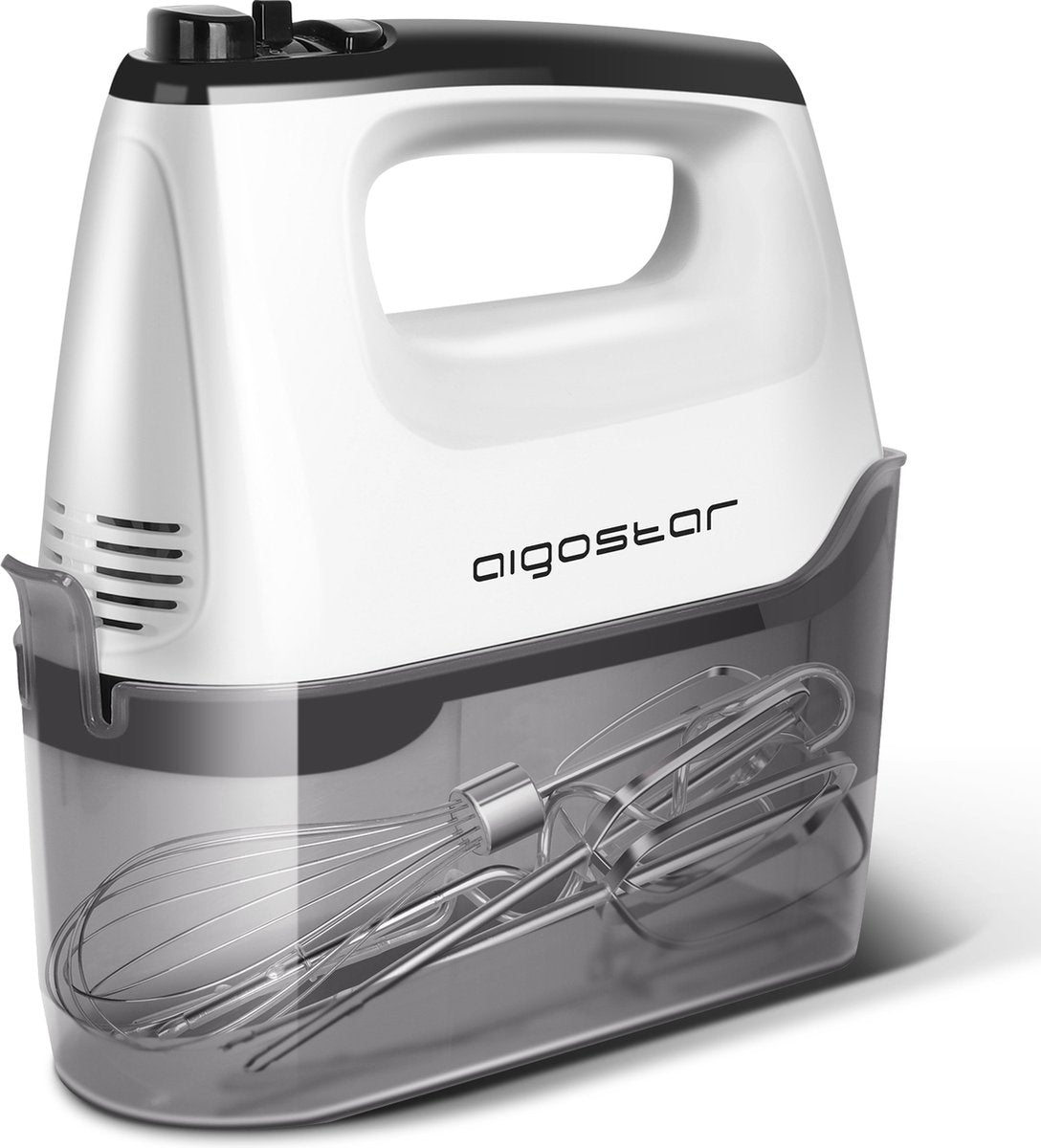 Aigostar Handmixer - 6 snelheden - 400W - RVS - Wit