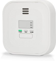 Alecto COA4010 Koolmonoxidemelder met 10 jaar Sensor en Display - Voldoet aan Europese norm EN50291 - Wit