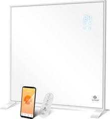 Infrarood verwarmingspaneel - Elektrische Kachel - 350W - Wit - KESSER®