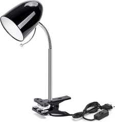 Aigostar LED klemlamp - E27 - Zwart - Excl. lampje