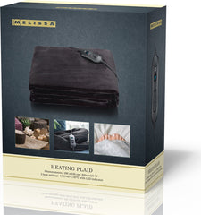 Melissa Elektrische Deken - Warmtedeken 180 x 130 cm - Fleece - 16760052 - Zwart •